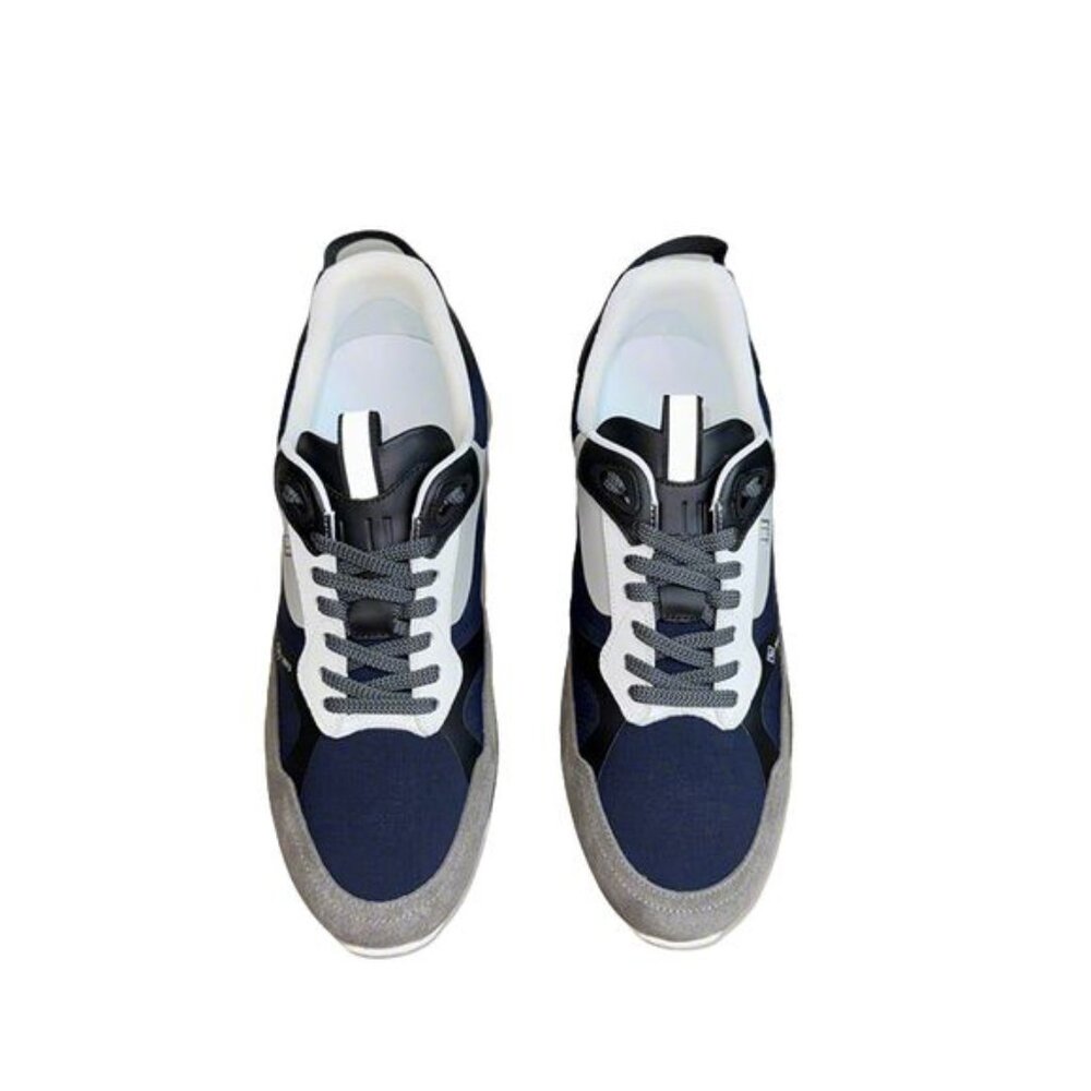 Dunhill Lace-Up Casual Mens Sneakers Blue